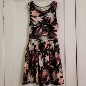 Palm Print Sundress
